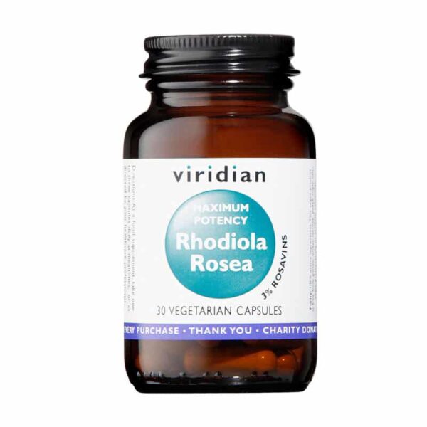 Viridian Nutrition Rhodiola Rosea Root Extract Veg Caps 90s