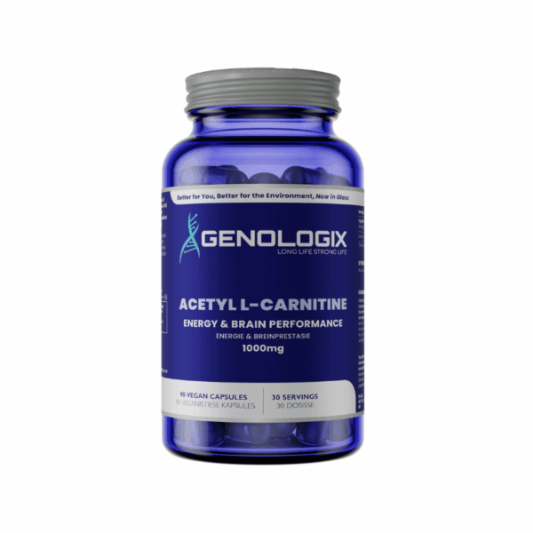 Genologix Acetyl L Carnitine 1000mg (30 Servings x 90 Capsules)