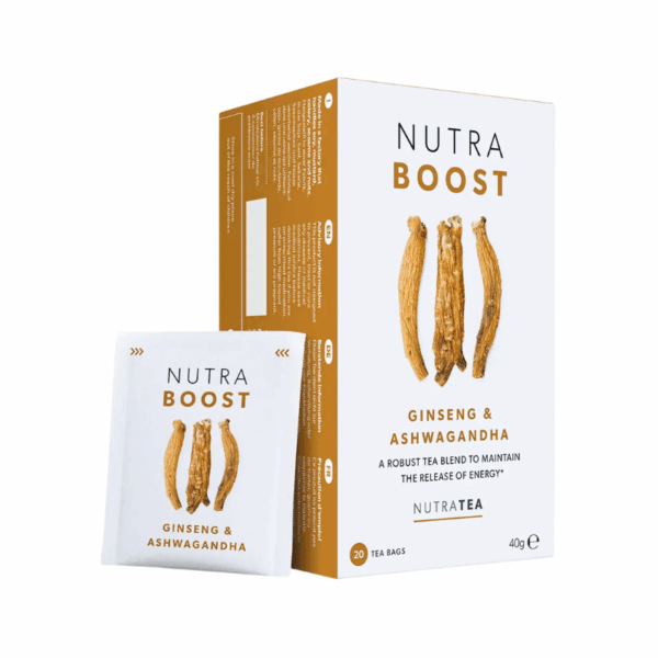 NutraTea NutraBoost (Ginseng & Ashwagandha) Teabags 20