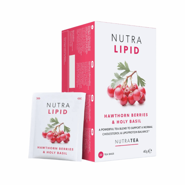 NutraTea NutraLipid (Hawthorn Berries & Holy Basil) Teabags 20