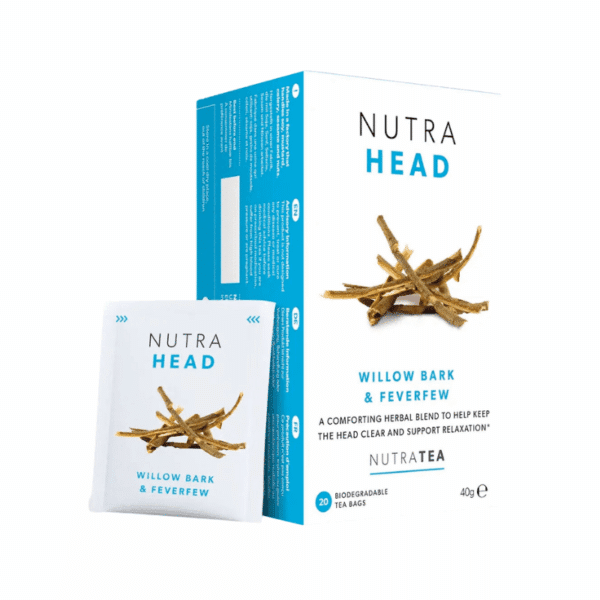NutraTea NutraHead (Willow Bark & Feverfew) Teabags 20