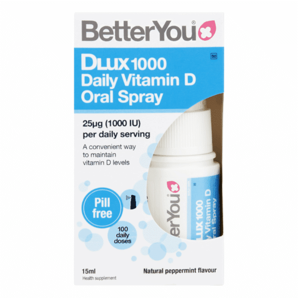BetterYou Dlux Vitamin D1000 Daily Oral Spray 15ml