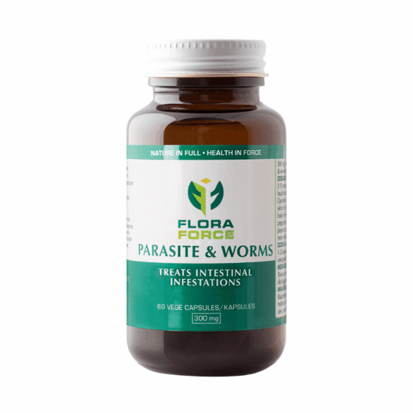 Flora Force Parasite and Worms 300mg 60