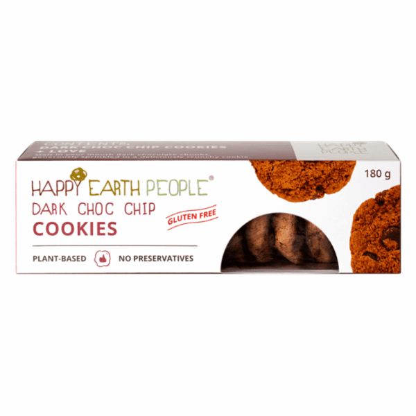 Happy Earth People Dark Choc Chip Cookies 180g