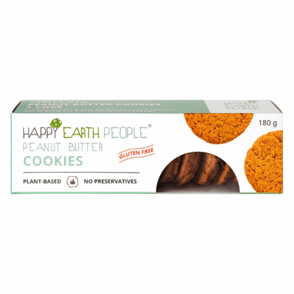 Happy Earth People Peanut Butter Cookies 180g