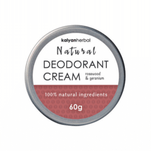 Kalyan Herbal Natural Deodorant Cream Rosewood &Amp; Geranium 60G