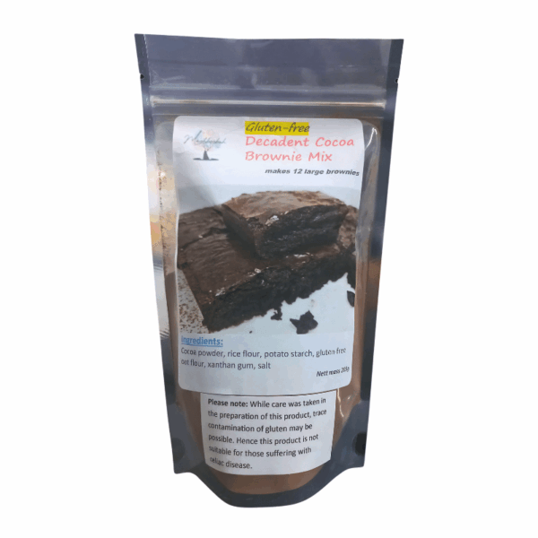 Natural Living Gluten Free Decadent Cocoa Brownie Mix Makes 12