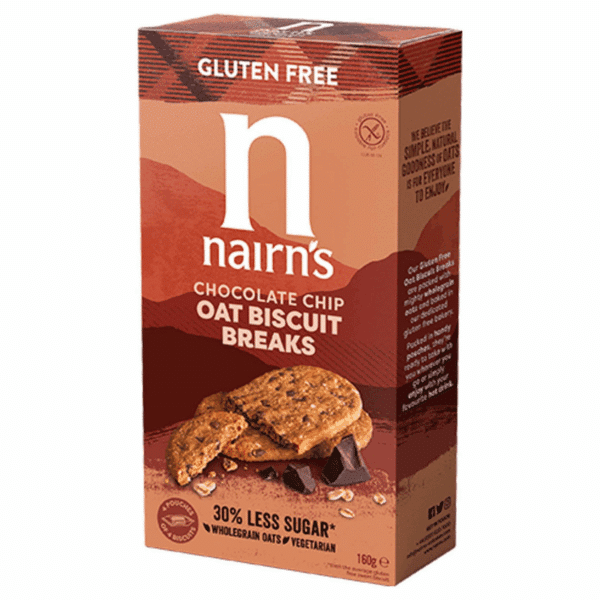 Nairn’s Chocolate Chip Biscuit Breaks Gluten Free 160g