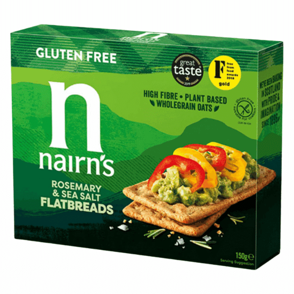 Nairn’s Flatbread Rosemary & Sea Salt Gluten Free 150g