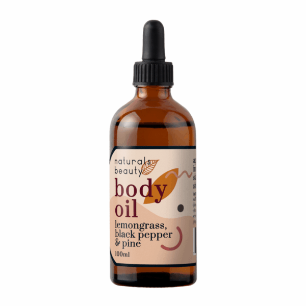 Naturals Beauty Body Oil Lemongrass, Black Pepper & Pine 100ml