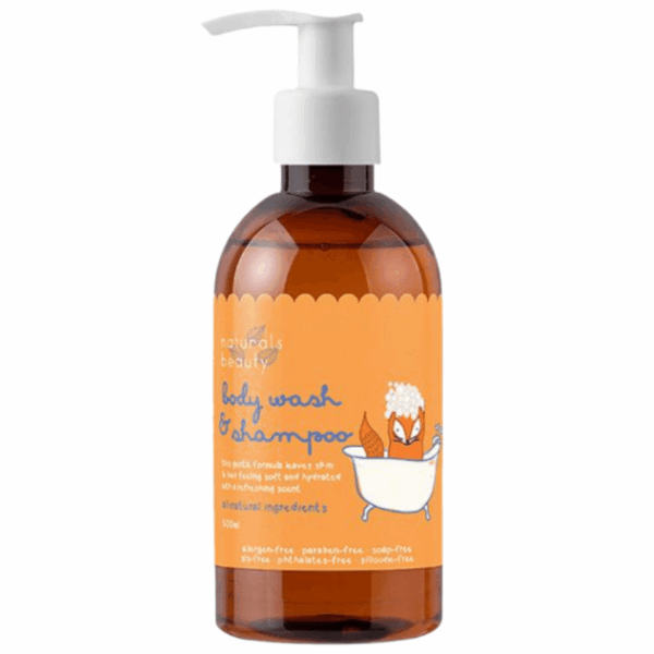 Naturals Beauty Body Wash & Shampoo 200ml