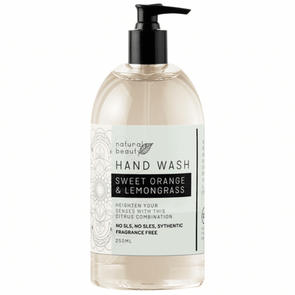 Naturals Beauty Hand Wash Sweet Orange & Lemongrass 250ml