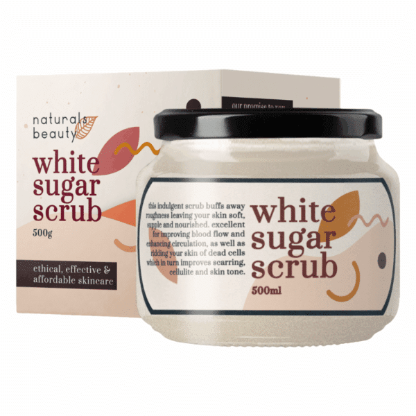 Naturals Beauty White Sugar Scrub 500ml