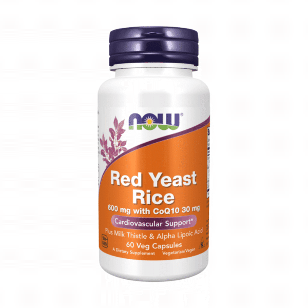 Now Foods Red Yeast Rice 600mg with CoQ10 30mg 60s