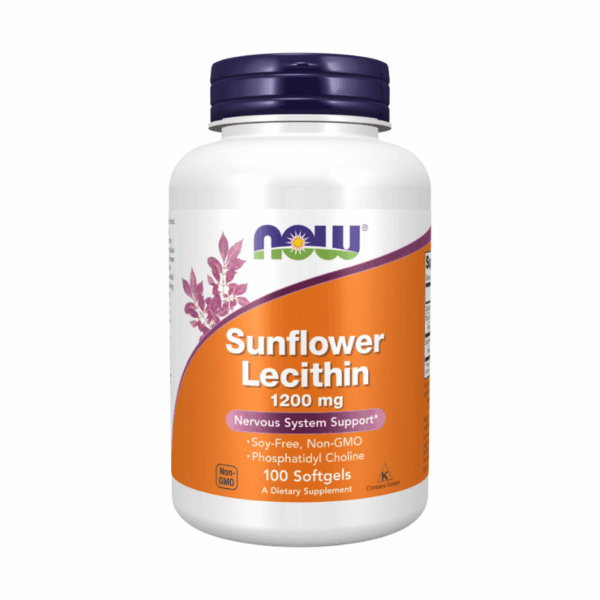 Now Foods Sunflower Lecithin 1200mg Softgel 100s