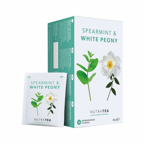 NutraTea Spearmint & White Peony Teabags 20
