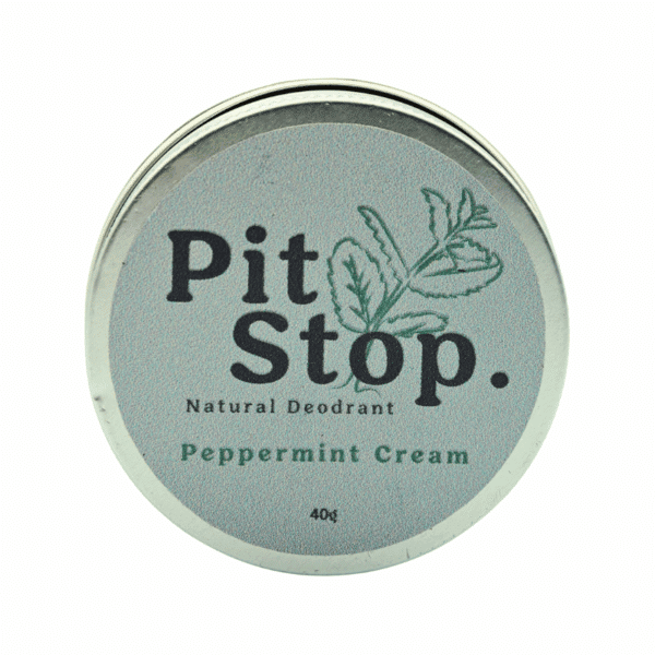 Pit Stop Natural Deodorant Peppermint Cream 40g