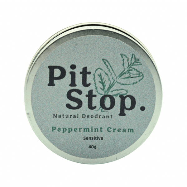 Pit Stop Sensitive Natural Deodorant Peppermint Cream 40g