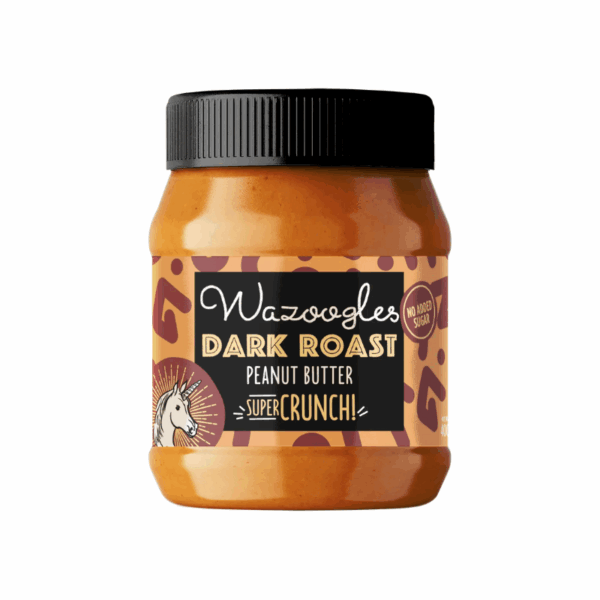 Wazoogles Dark Roast Peanut Butter Super Crunch 400g