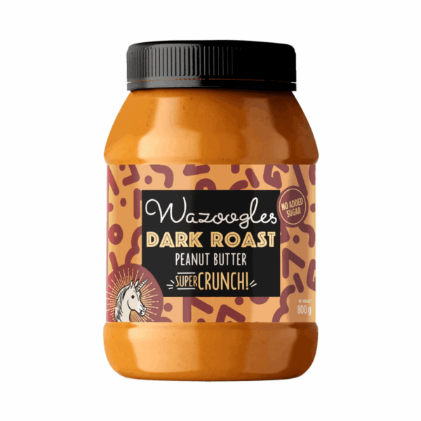 Wazoogles Dark Roast Peanut Butter Super Crunch 800g