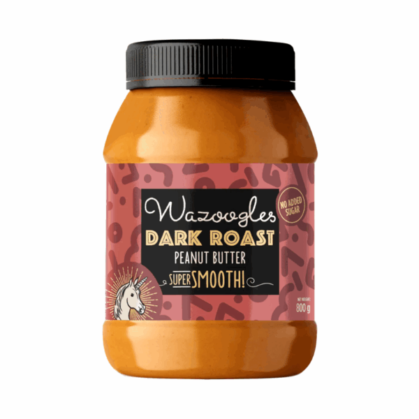 Wazoogles Dark Roast Peanut Butter Super Smooth 800g