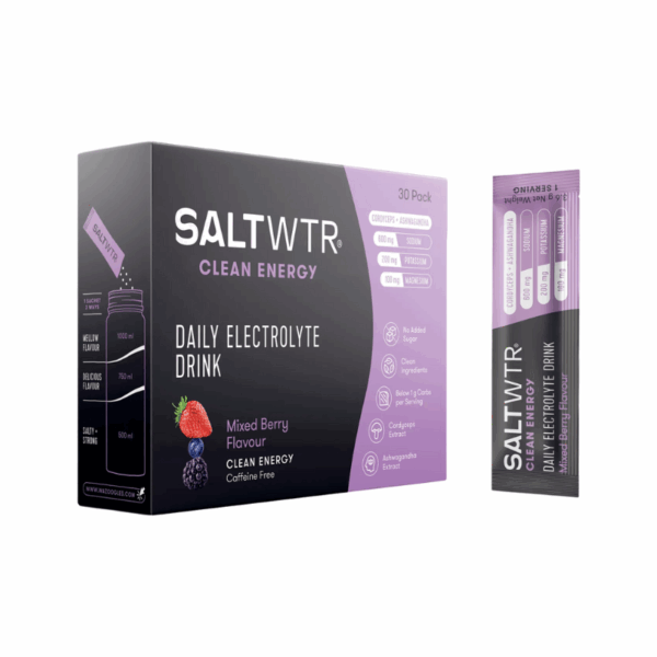 Wazoogles SaltWTR Daily Electrolyte Drink Mixed Berry 30 Pack