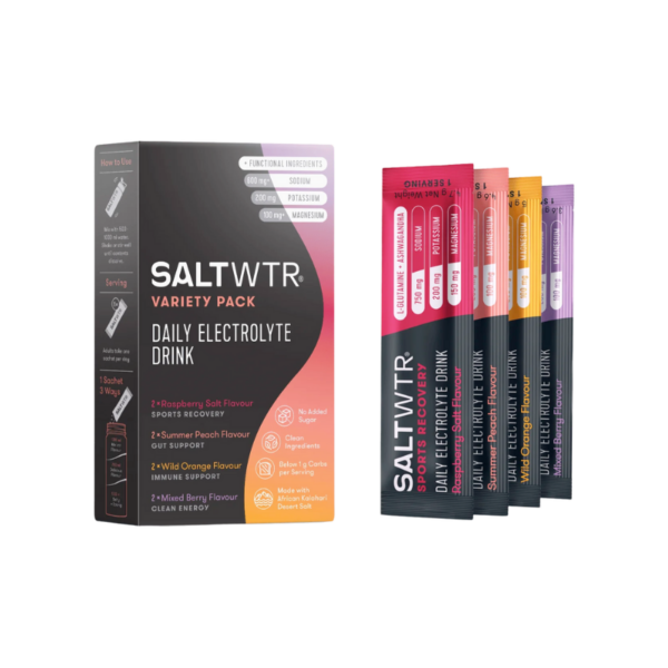 Wazoogles SaltWTR Daily Electrolyte Drink Variety Pack 8 Pack