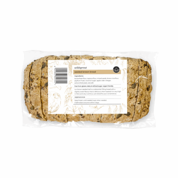 Wildsprout GF Seeded Brown Bread 810g