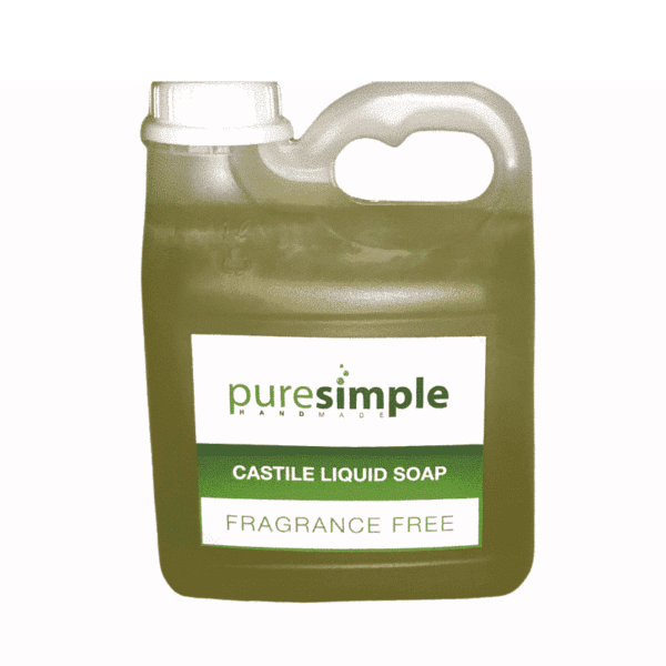Pure Simple Castile Liquid Soap Cleaner Fragrance Free