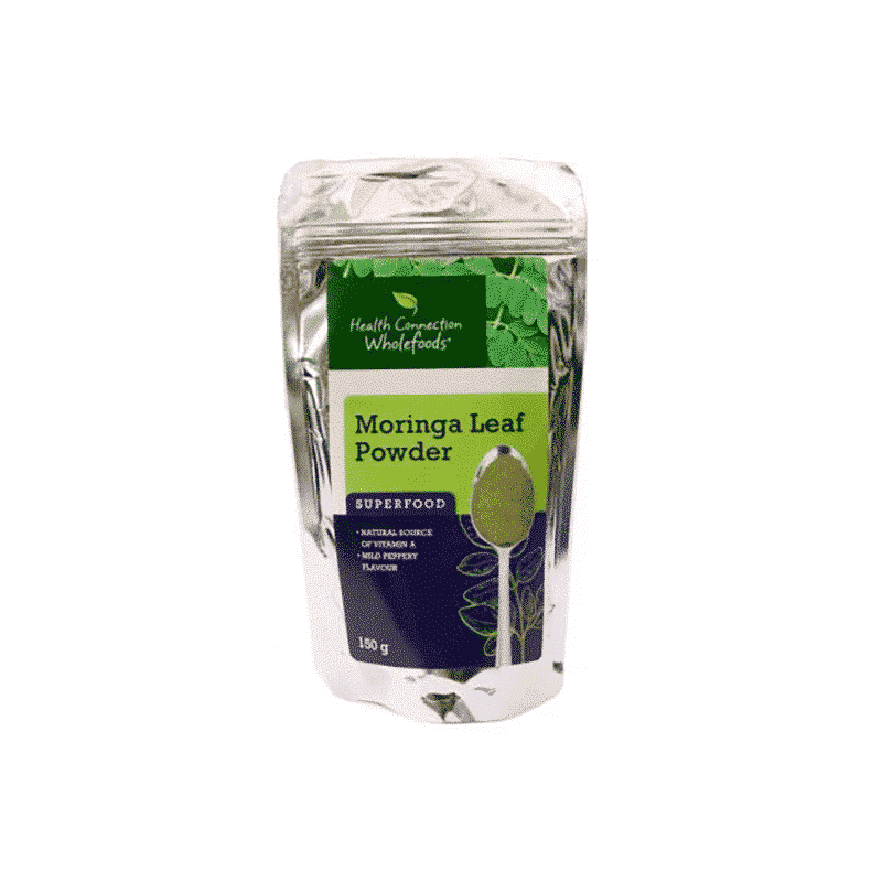 Health Connection Wholefoods Moringa Leaf Powder 150G