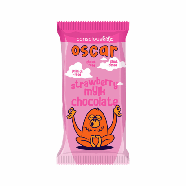 Conscious Kidz Oscar Strawberry Mylk Chocolate 15g