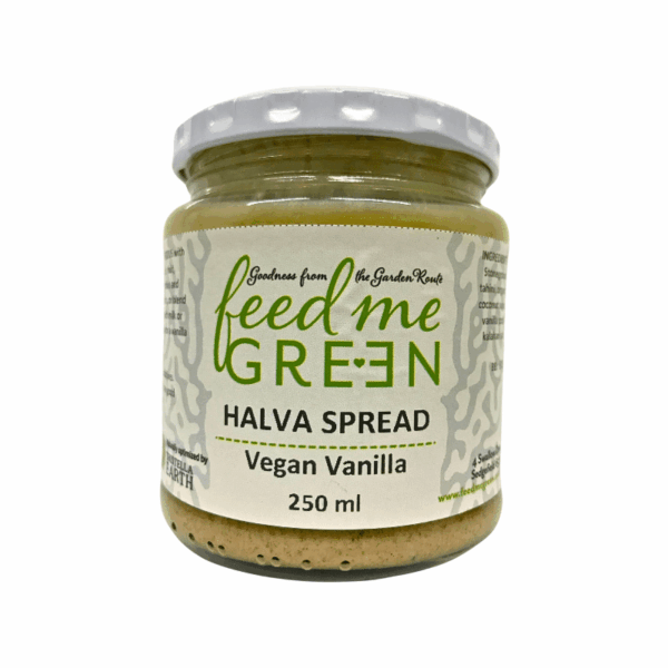 Feed Me Green Halva Spread Vegan Vanilla 250ml