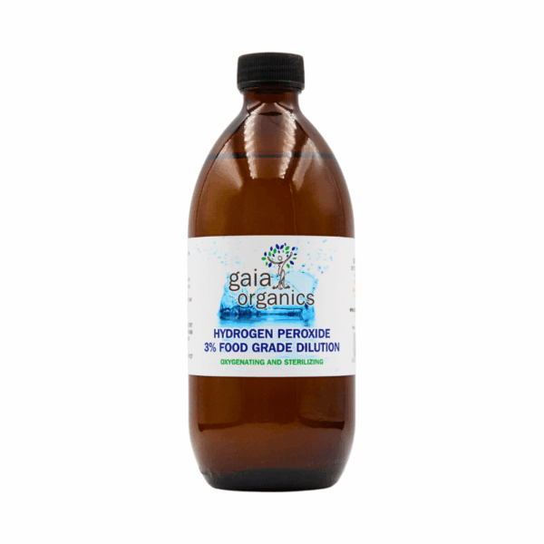 Gaia Organics Hydrogen Peroxide 3% Food Grade Dilution 500ml