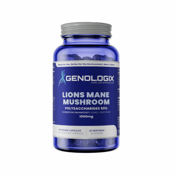 Genologix Lions Mane Mushroom 1000mg 90