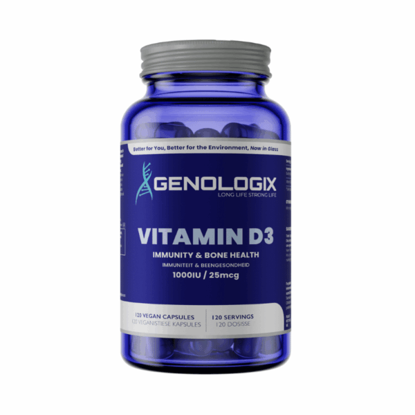Genologix Vitamin D3 1000IU 25mcg 120