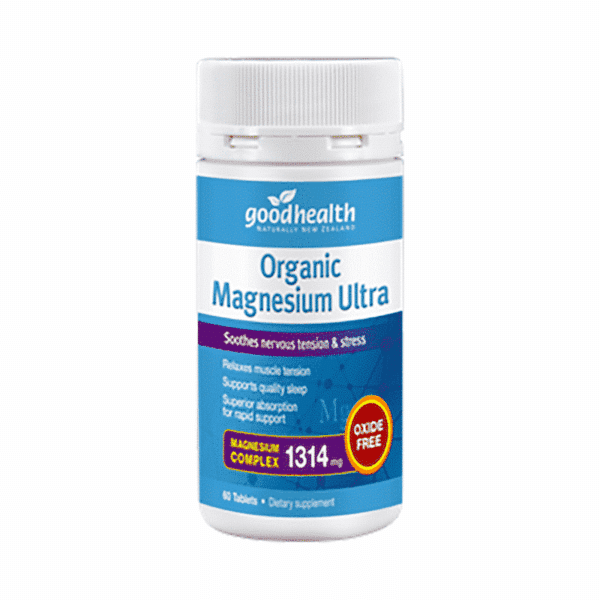 Good Health Organic Magnesium Ultra tablets 60's