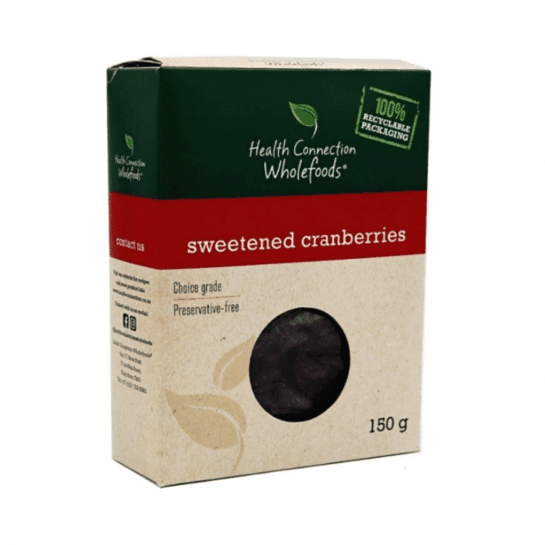 Health Connection Cranberries 150g