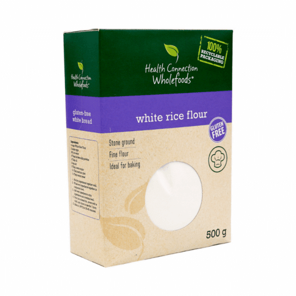 Health Connection Wholefoods White Rice Flour Stoneground 500g