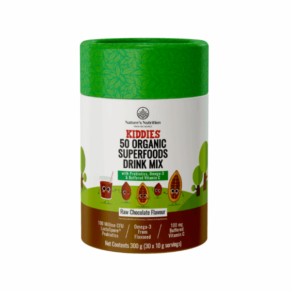 Nature's Nutrition Kiddies Superfoods Drink Mix Raw Chocolate 300g