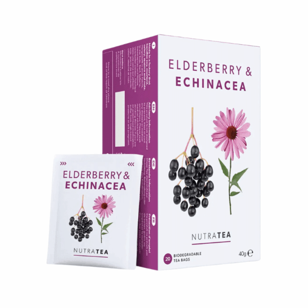 NutraTea Elderberry & Echinacea Teabags 20