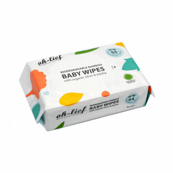 Oh-Lief Bamboo Baby Wipes 64