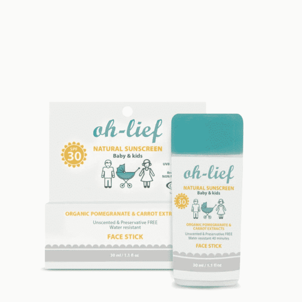 Oh-lief Natural Sunscreen Face Stick SPF30 30ml