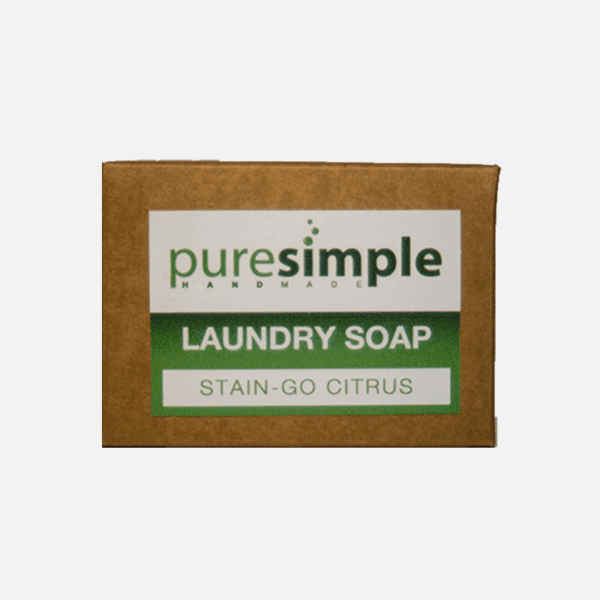 Pure Simple Stain-Go Citrus Laundry Soap Bar