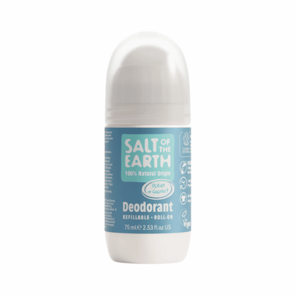 Salt of the Earth Ocean & Coconut Refillable Roll-On Deodorant 75ml