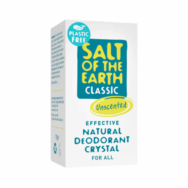 Salt of the Earth Plastic Free Crystal Rock Deodorant Classic 75g