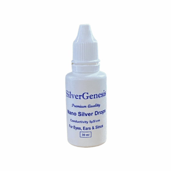 Silvergenesis Nano Silver Drops Eyes, Ears & Nose 30ml