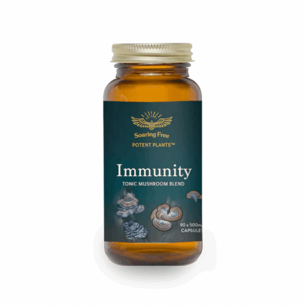 Soaring Free Superfoods Immunity Mushroom Blend Vegecaps 60
