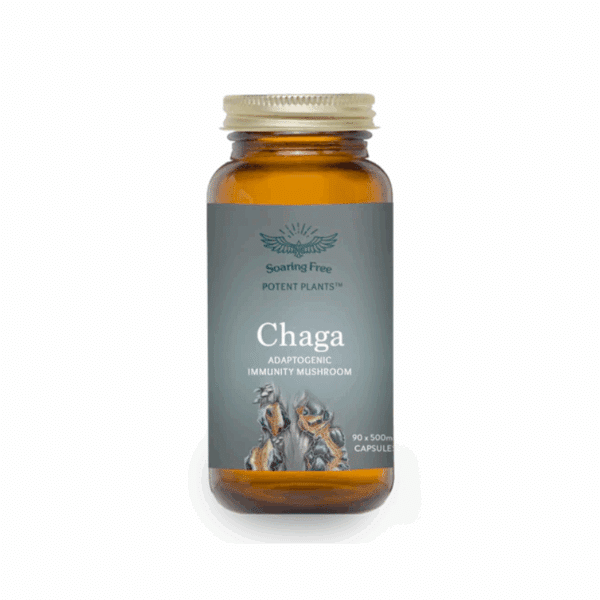 Soaring Free Superfoods Chaga Mushroom Vegecaps 90