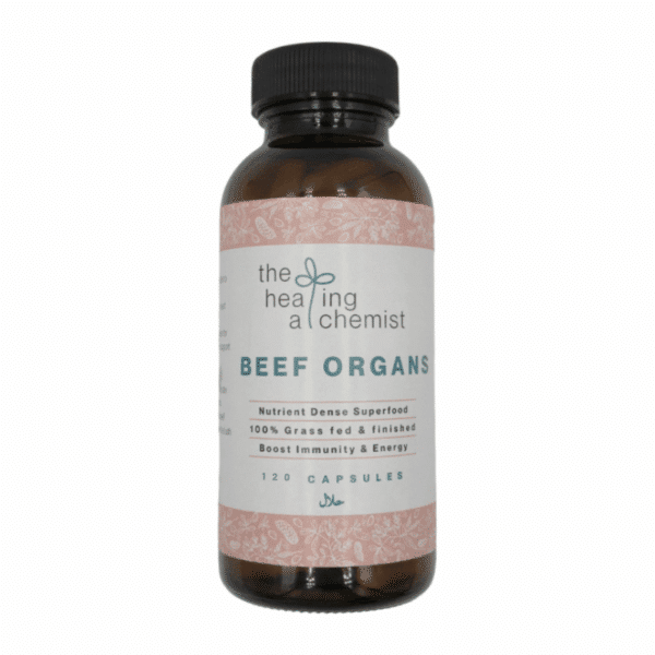 The Healing Alchemist Pure Beef Organ Mix Capsules 120
