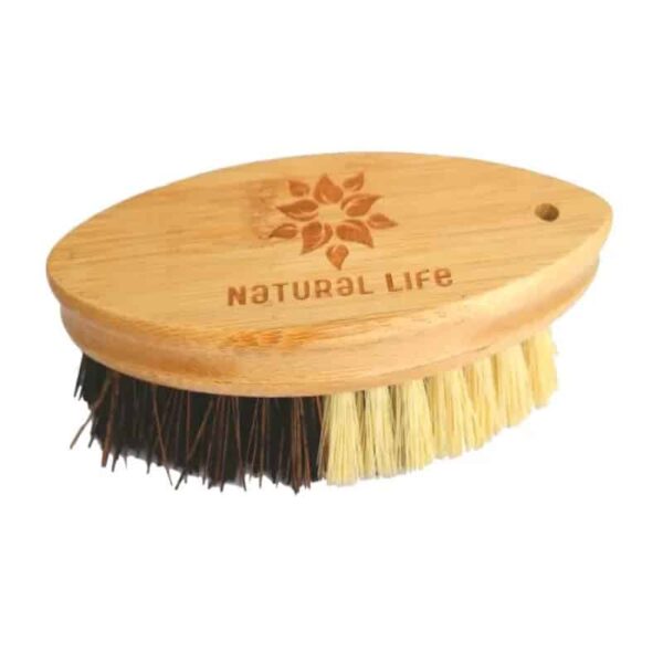 Natural Life Bamboo Sisal & Palm Fibre Vegetable Brush
